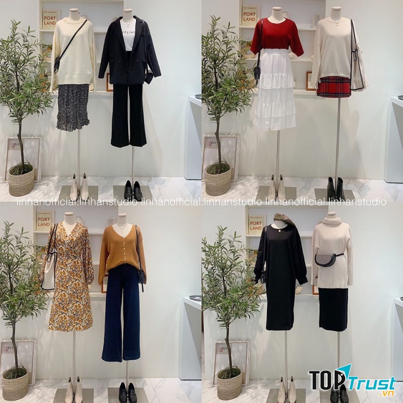Shop chú trọng mix and match trong từng mẫu áo