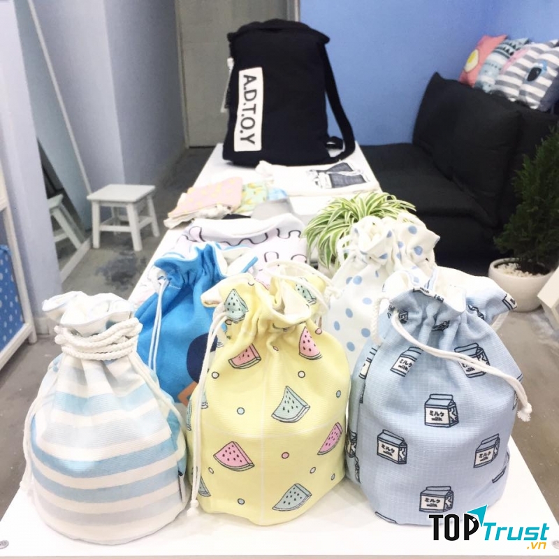 Túi rút chéo - Linlin drawstring bag tại Linlin canvasbag có giá: 150.000 VNĐ