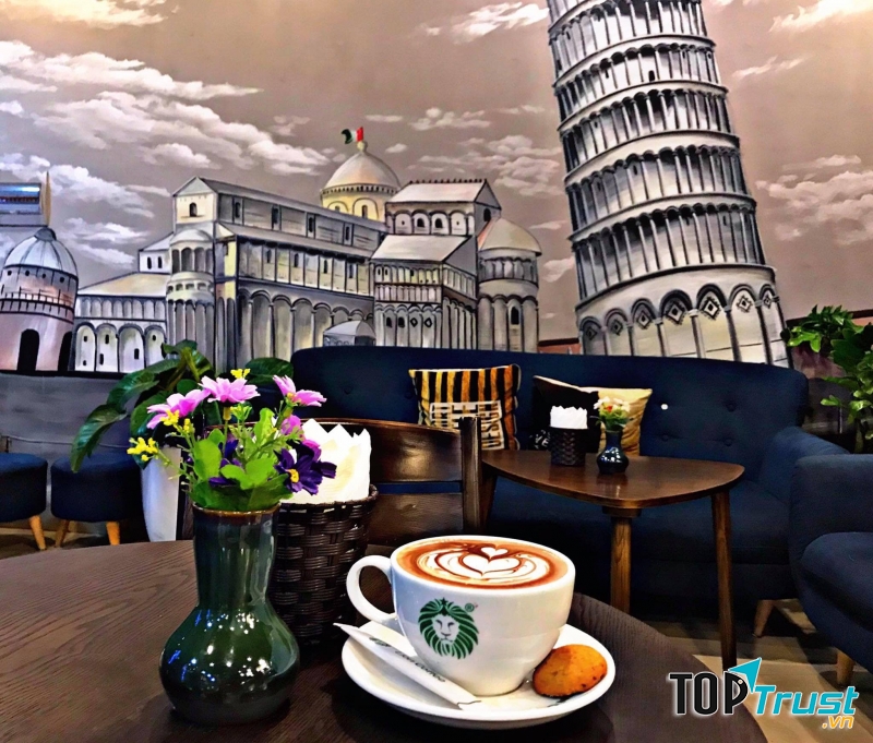 Cafe mang phong cách hiện đại