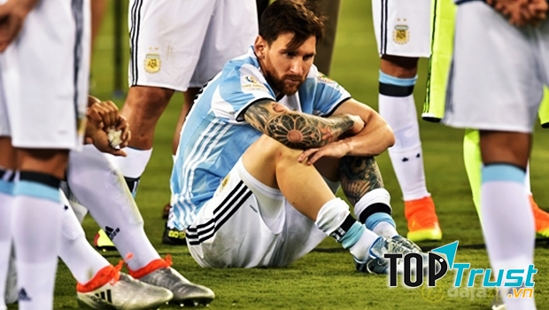 Messi đã giã từ ĐT Argentina sau thất bại ở Copa America 2016