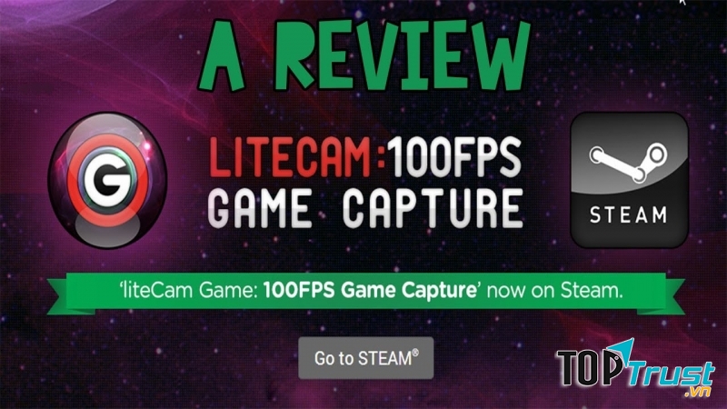 Phần mềm quay video game LiteCam Game