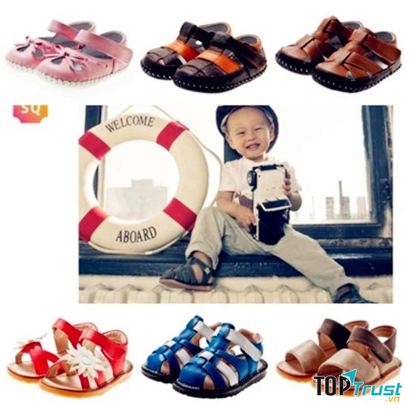 Giày dép Little Blue Lamb bao gồm 3 chủng loại khác nhau là BB, SQ, UI.
