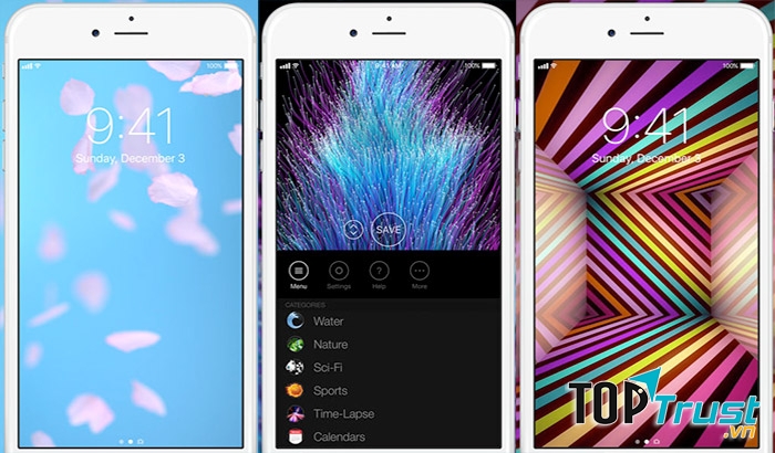 Ứng dụng Live Wallpapers for Me