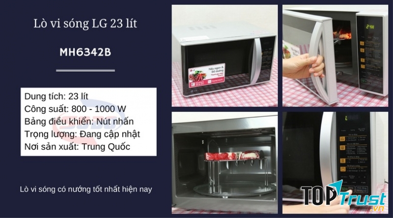 Lò vi sóng LG MH6342B 23 lít
