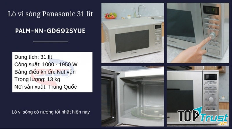 Lò vi sóng Panasonic PALM-NN-GD692SYUE 31 lít