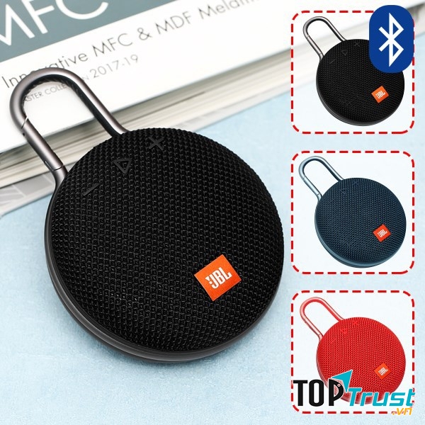 JBL Clip có nhiều màu sắc đa dạng cho bạn chọn lựa.