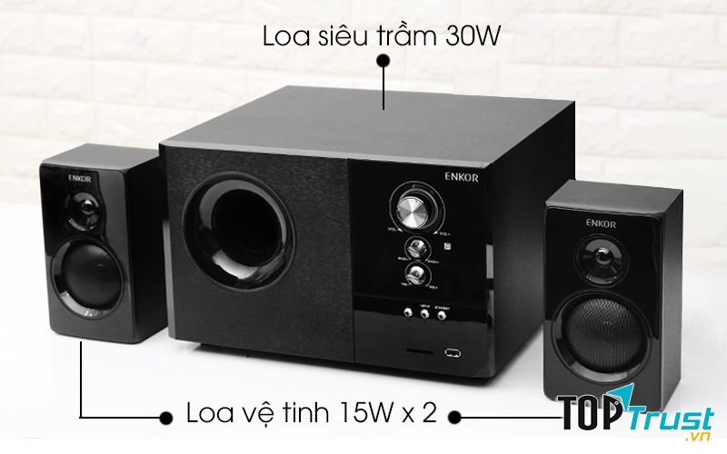 Loa vi tính 2.1 Enkor S2880 Đen
