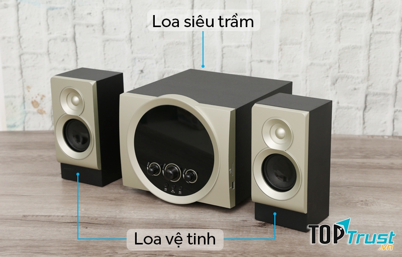 Loa vi tính 2.1 Enkor V2720 Gold