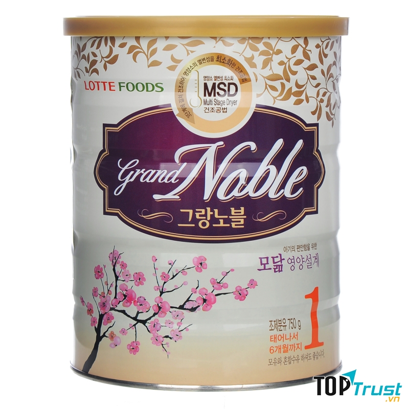 Sữa Grand Noble tăng đề kháng