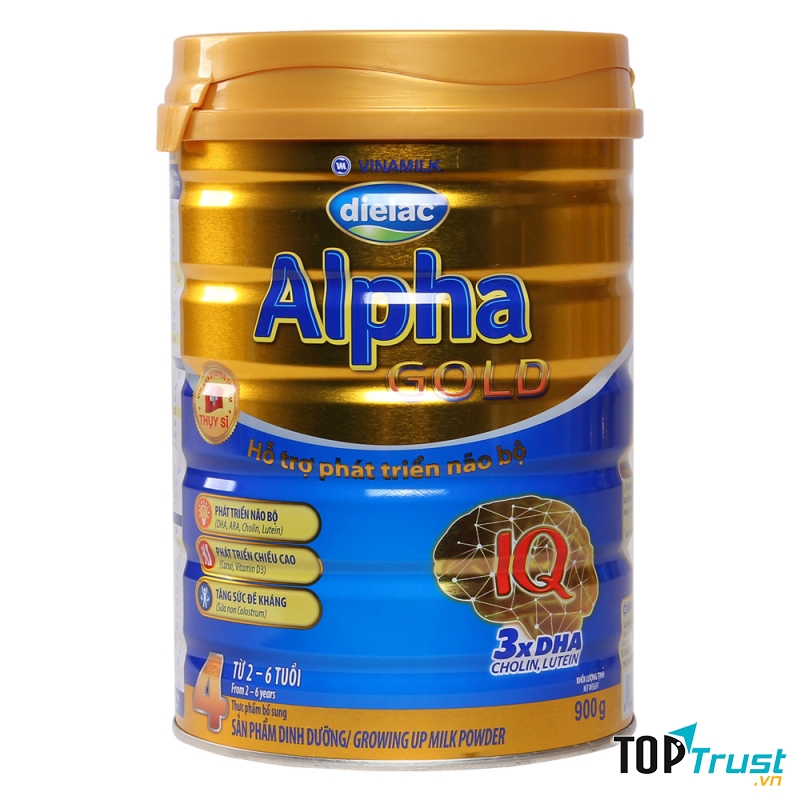 Sữa Dielac Alpha Gold 4 tăng đề kháng