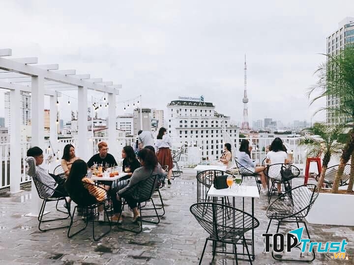 Quán hệt như khung cảnh ở châu Âu