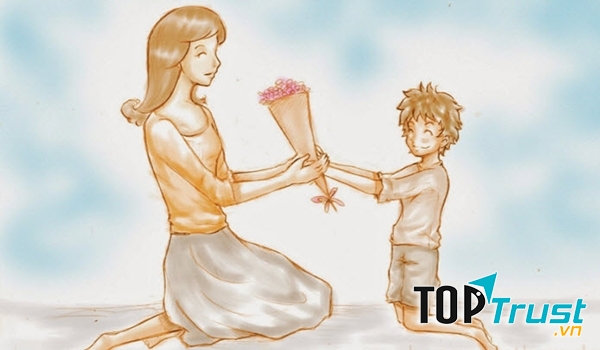 Hãy luôn nhớ về mẹ đầu tiên nhé các chàng trai