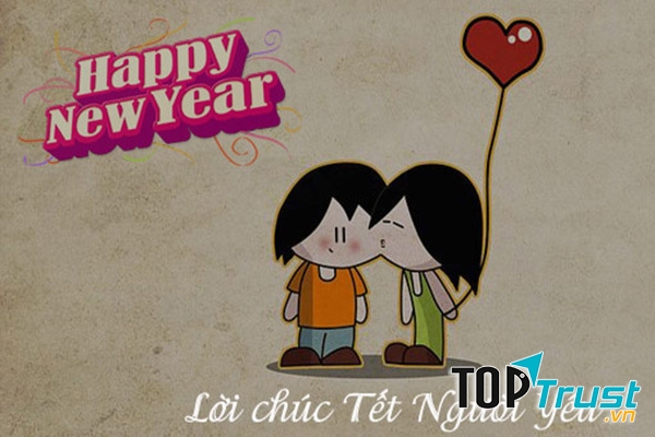 Lời chúc tết cho người yêu số 6