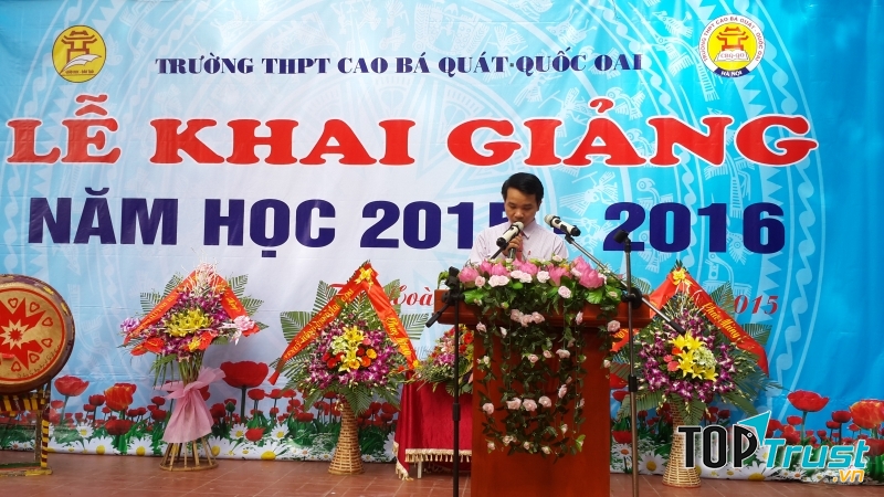 Lời dẫn chương trình khai giảng trường THPT