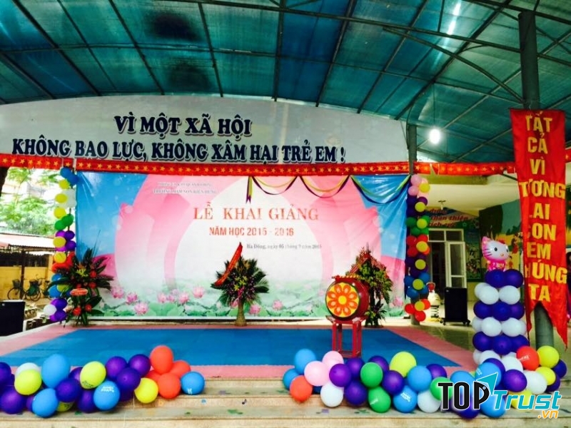 Lời dẫn chương trình khai giảng trường mầm non số 2
