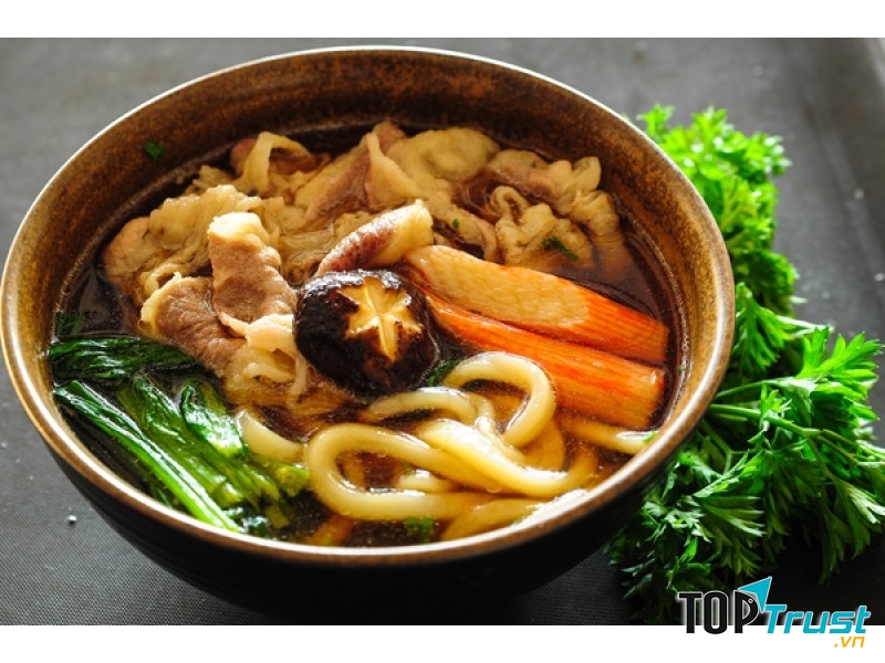 Mì Udon với tỉ lệ chất béo dường như không có - thách thức các loại mì.