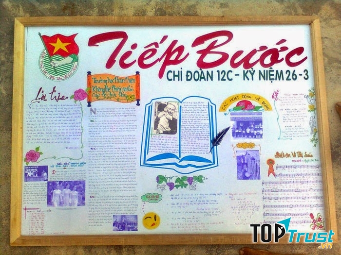 Lời ngỏ báo tường 26/3 với chủ đề: Tiếp Bước Cha Anh