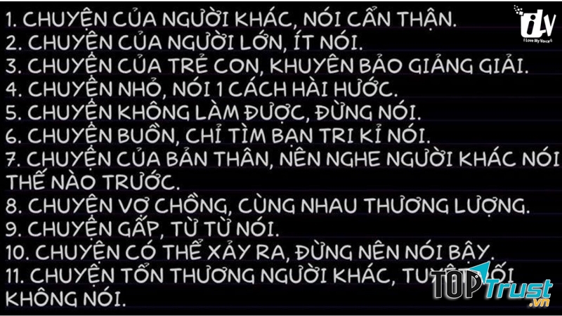 Cách trực tiếp và dễ dàng nhất để thể hiện tình cảm là thông qua lời nói.