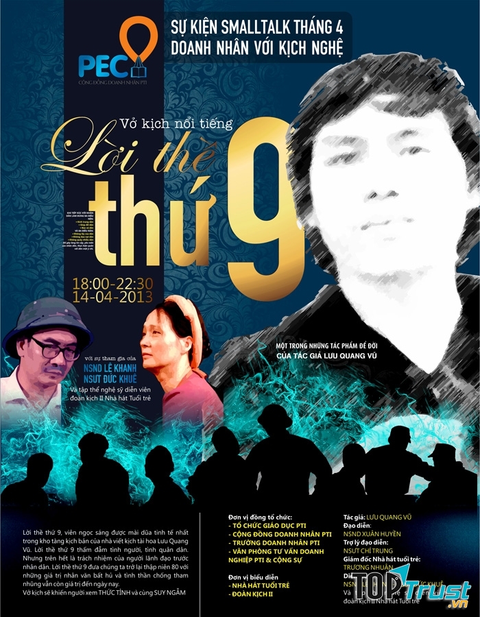 Poster giới thiệu của vở kịch Lời thề thứ 9