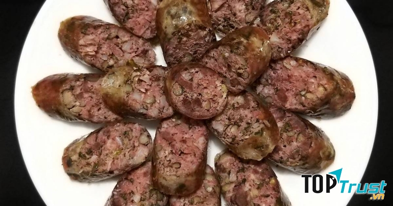 Lòng nhồi gạo nếp - món ngon tại Jeju