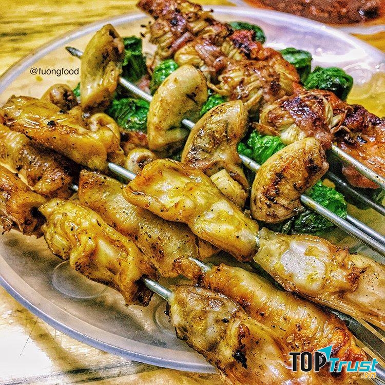 Lòng nướng - Xiên nướng Lào Cai