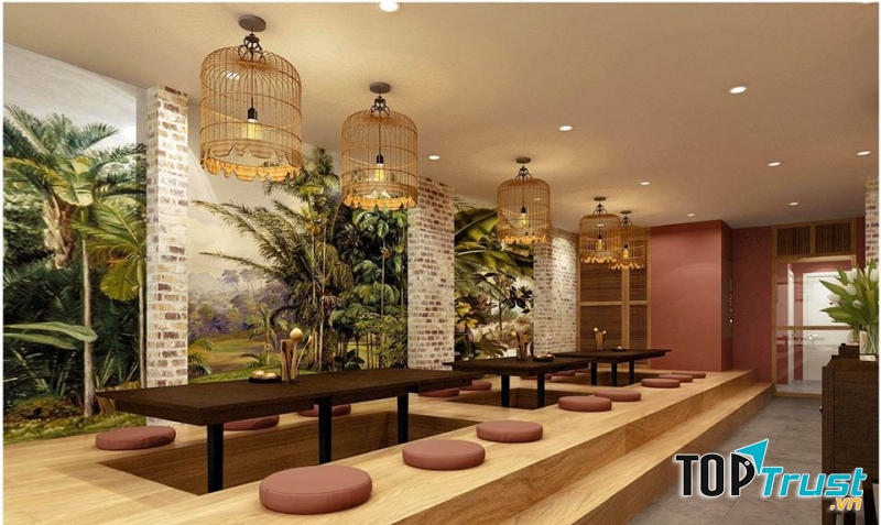 Không gian quán chỉn chu và thanh lịch