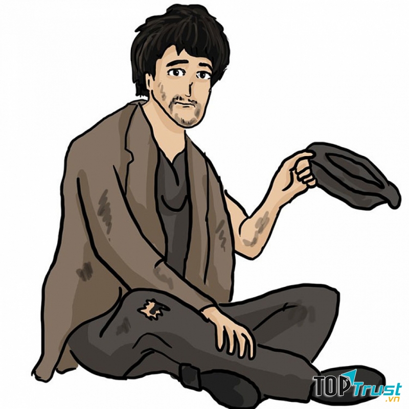 Lòng trung thực của một gã ăn mày đáng kính