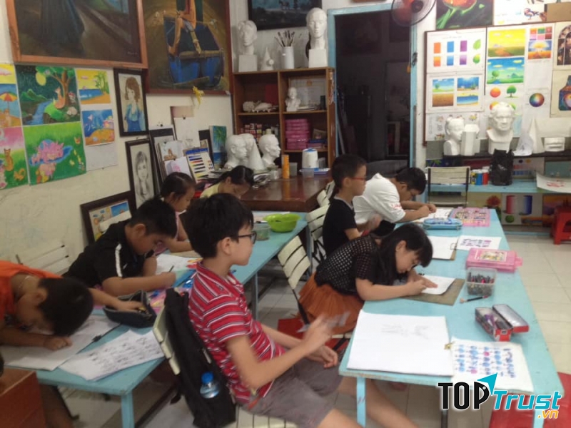 Học viên tại lớp học