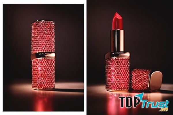 Vỏ son hồng ngọc vô cùng sang trọng