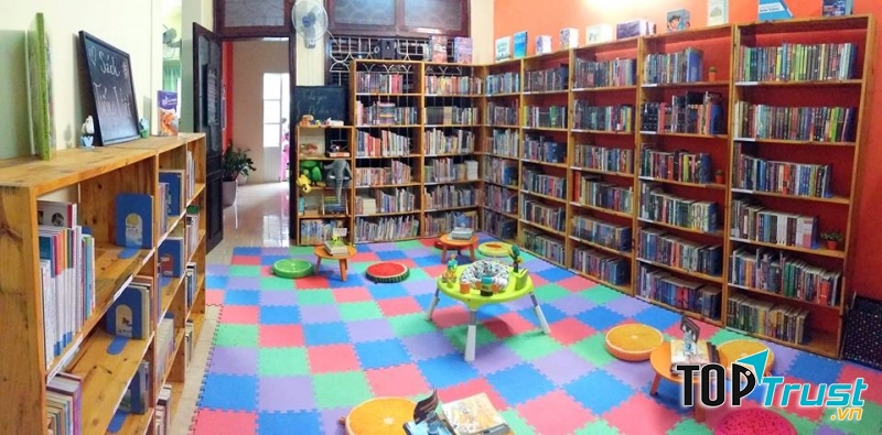 Không gian xinh đẹp của  thư viện Lotus Community