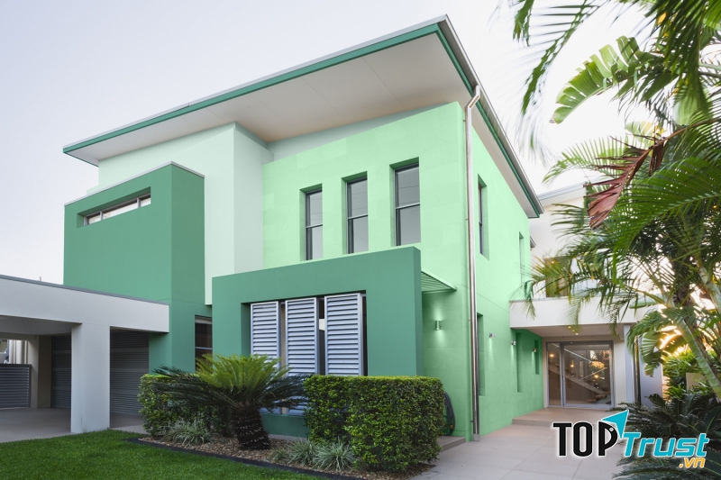 Một cách lựa chọn màu sơn khi sửa nhà theo phong thủy chuẩn là chọn màu hợp với mệnh gia chủ.