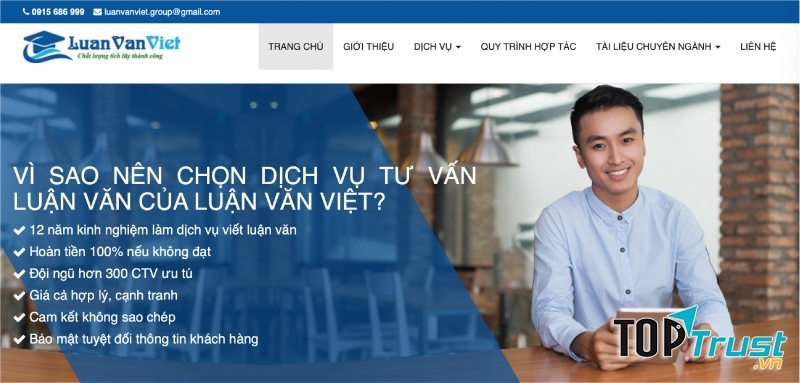 Luanvanviet.com là đơn vị đi đầu trong lĩnh vực cung cấp dịch vụ viết luận văn thuê