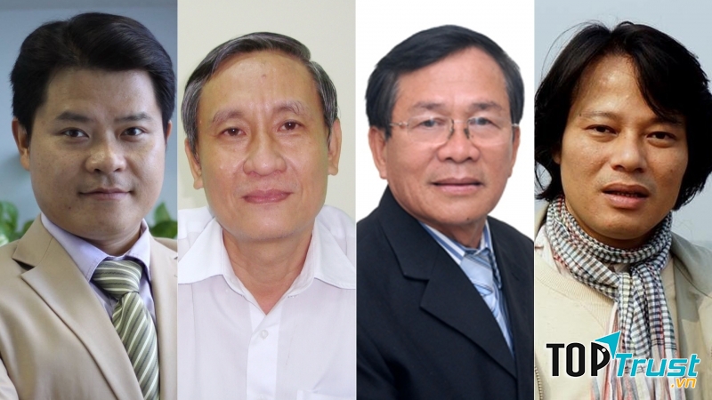 Luật sư Trần Minh Hải (thứ nhất)