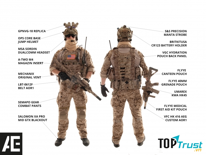 Phân tích chi tiết bộ quân phục của Lực lượng SEAL