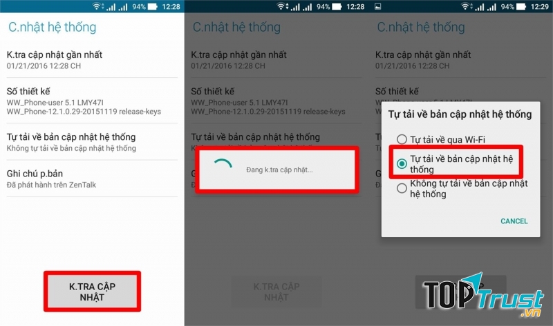 Luôn cập nhật phiên bản hệ điều hành mới nhất