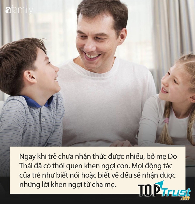 Luôn khen ngợi con ngay khi có thể