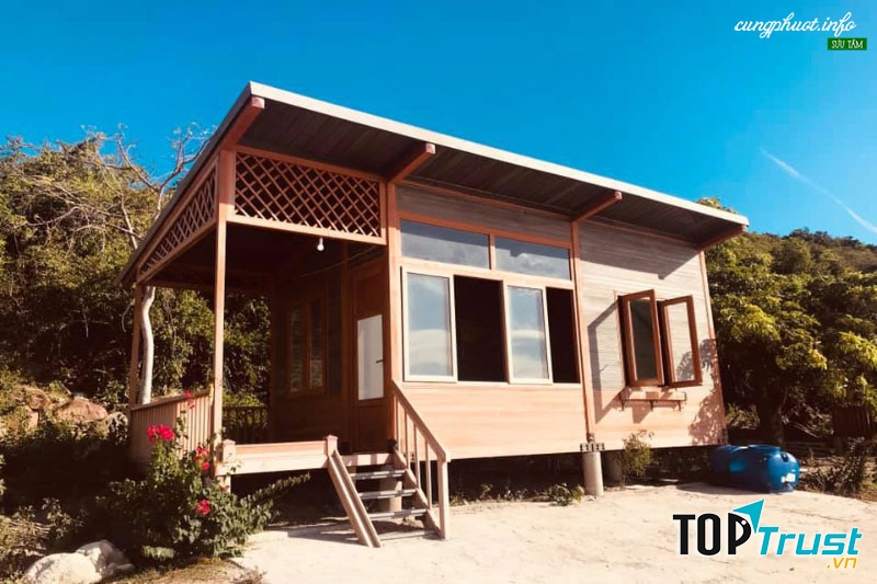 Lưu trú tại nhà bungalow hoặc Homestay