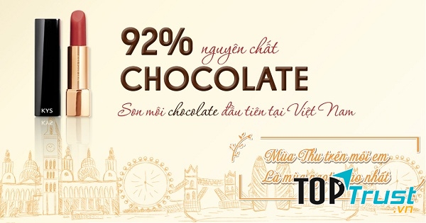 Thỏi son được làm từ Chocolate