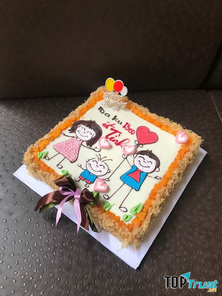 Những chiếc bánh sinh nhật được trang trí rất tinh tế