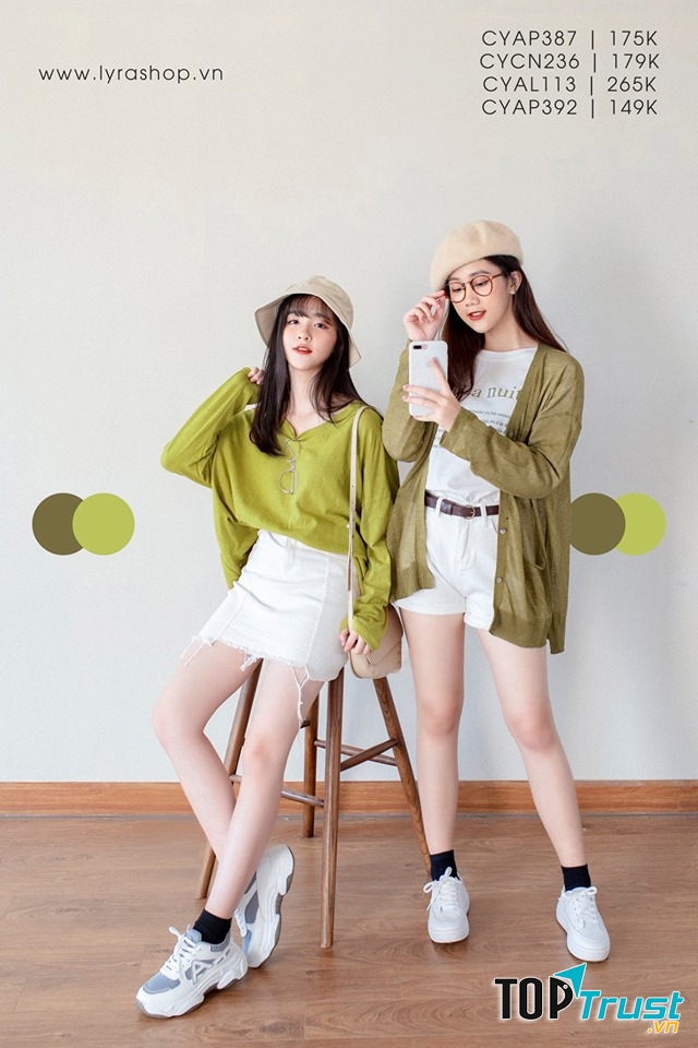 Lyra Shop luôn mang đến bạn vẻ đẹp trẻ trung, nữ tính, ngọt ngào, nhưng vẫn năng động trendy - của 1 cô gái trẻ hiện đại