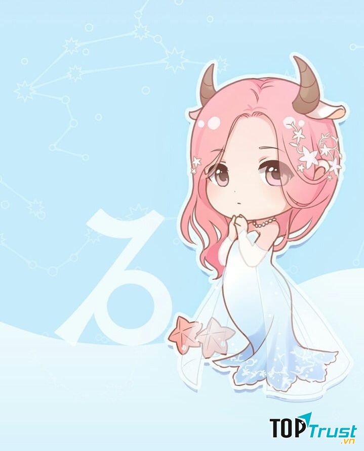 Chibi của cung Ma Kết