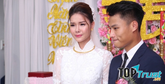 Mạc Hồng Quân và Kỳ Hân trong lễ cưới