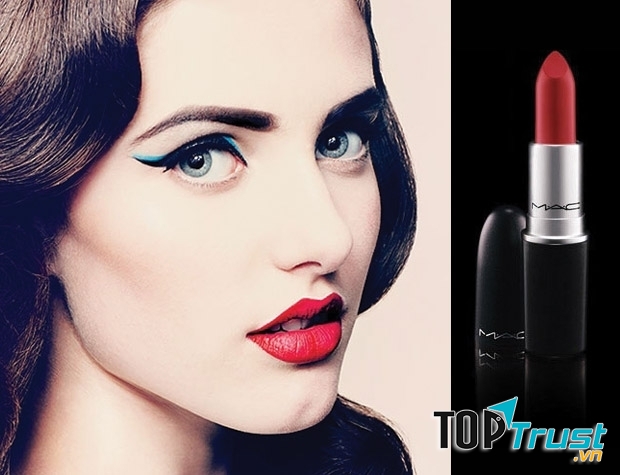 MAC Retro Matte Lipstick (màu số 04 đỏ ruby)