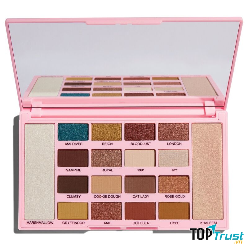 Makeup Revolution x Kisu Eyeshadow & Highlighter Palette