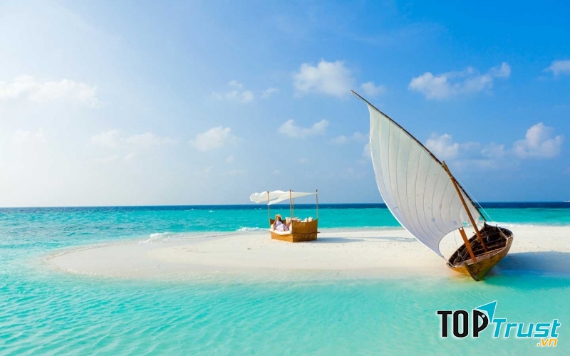 Du lịch thiên đường ở biển Maldives