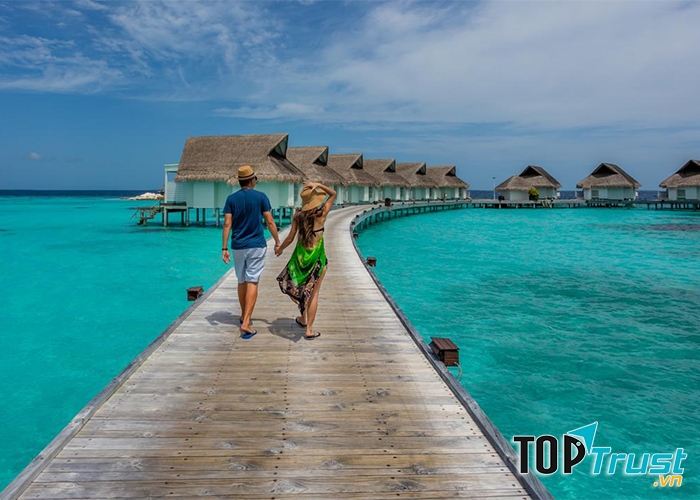 Maldives là một địa điểm tuyệt được nhiều cặp đôi lựa chọn