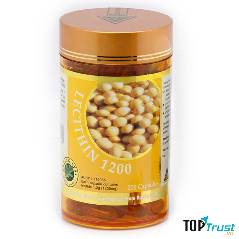 ﻿Mầm đậu nành Leathin Spring Leaf 1200mg 200 viên