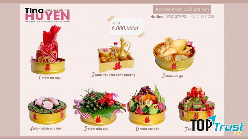 Mâm Quả Gia Tiên Tina Huyen