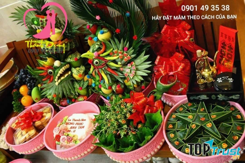 Mâm quả Thành Dung Lê quang sung