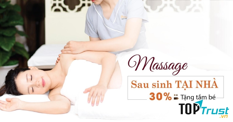 Ưu đãi tắm bé được Mama Maia Spa tặng kèm khi mẹ mua massage sau sinh hoặc massage bầu VIP